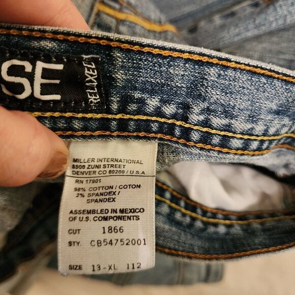 Vintage Y2K Anchor Blue Loose Fit Baggy Jeans Mens Size 36 x 32 Blue Skate - Picture 7 of 7